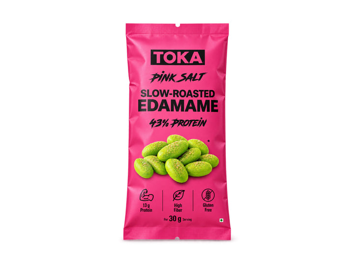 Pink Salt Roasted Edamame
